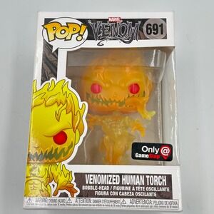 Funko Pop Marvel Venomized Human Torch #691 GameStop Exclusive NIB